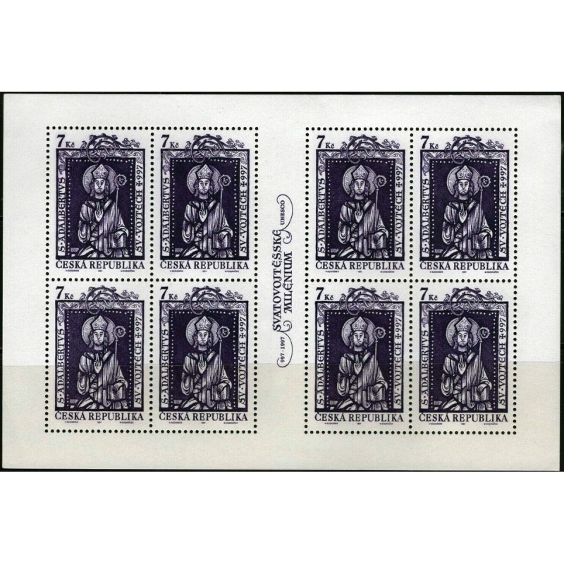 Czechy 1997, Święty Wojciech. Arkusik **