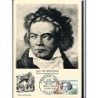 Francja 1963, L. van Beethoven. muzyka. Karta maksimum