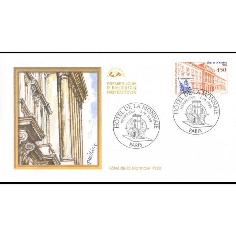 Francja 1999, Mennica, Cz. SŁANIA. FDC