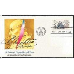 USA 1983, Traktat ze Szwecją. CZ. SŁANIA. FDC