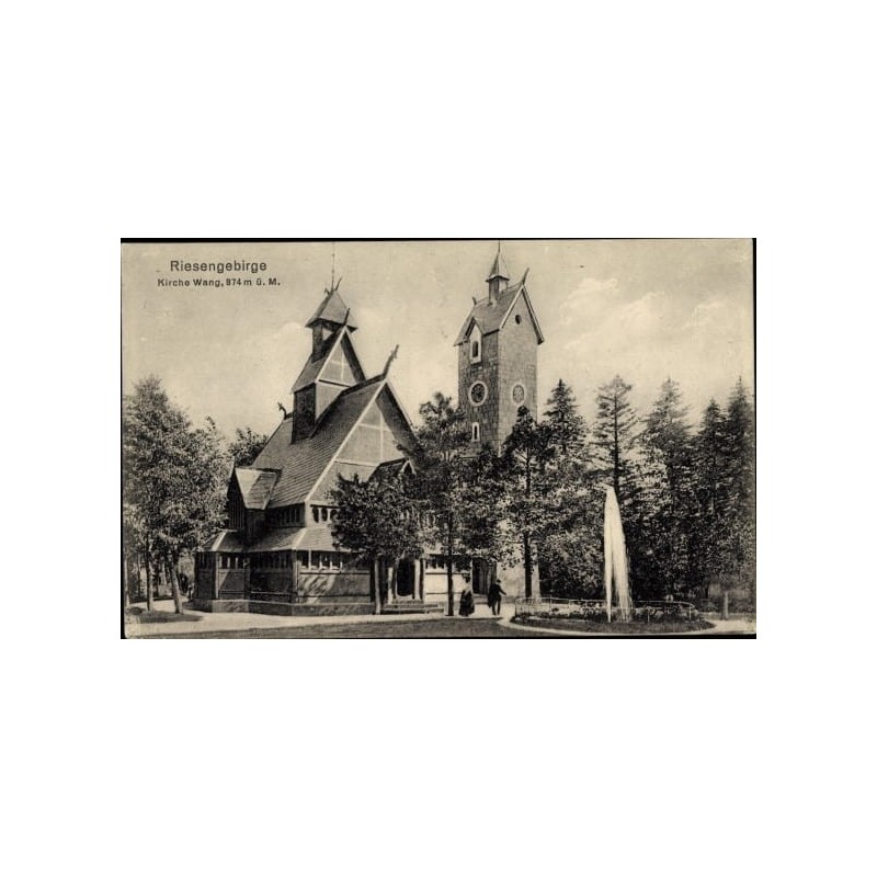 Karpacz, świątynia Wang. Bez obiegu