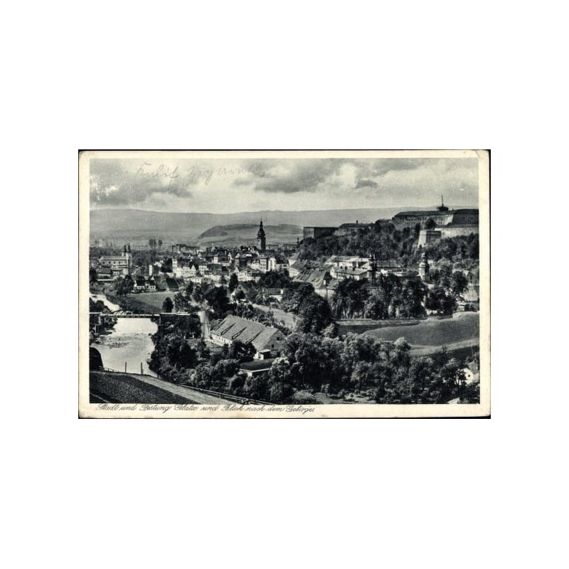 Kłodzko, widok na miasto. Obieg 1933