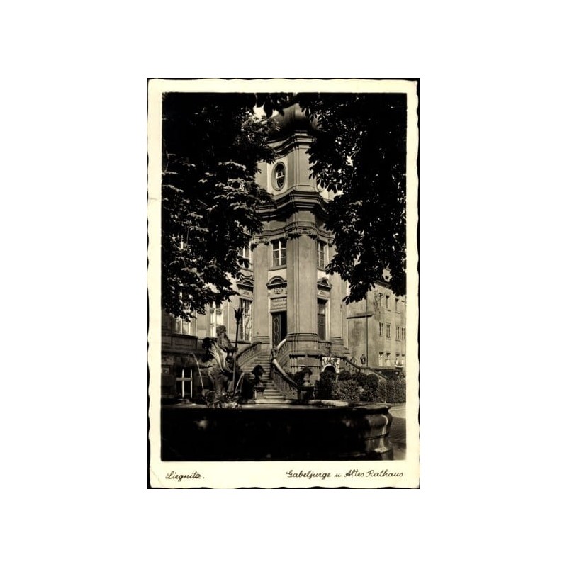 Legnica, stary ratusz. Obieg 1939