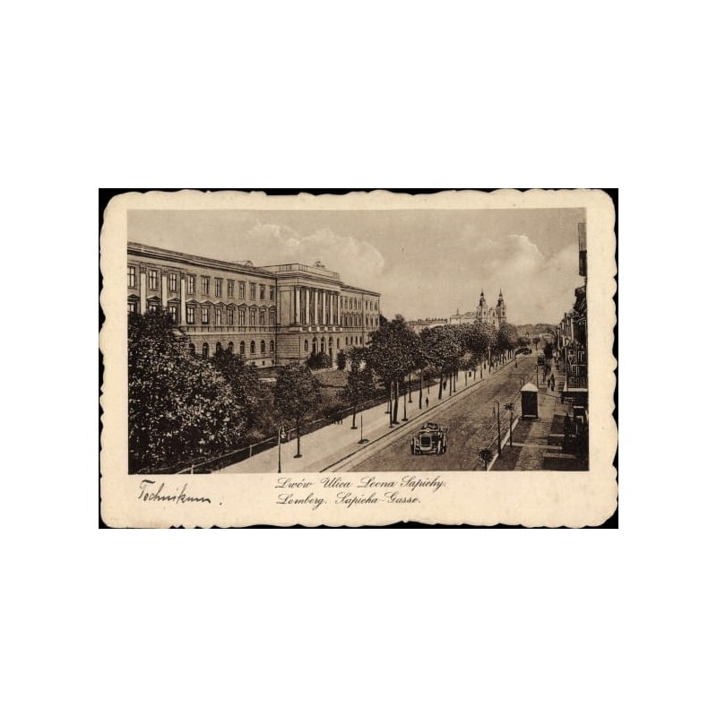 Lwów, ulica Leona Sapiehy. Obieg 1918