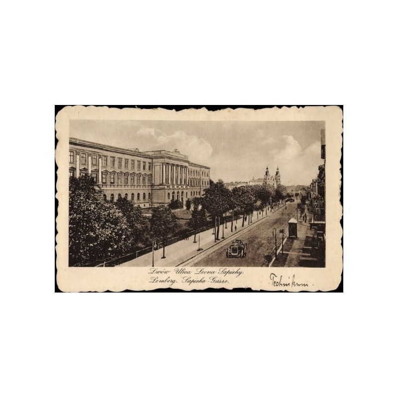 Lwów, ulica Leona Sapiehy. Obieg 1918