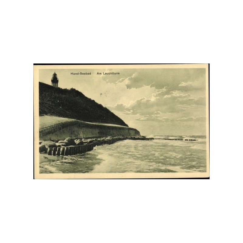 Niechorze, plaża, latarnia morska. Bez obiegu