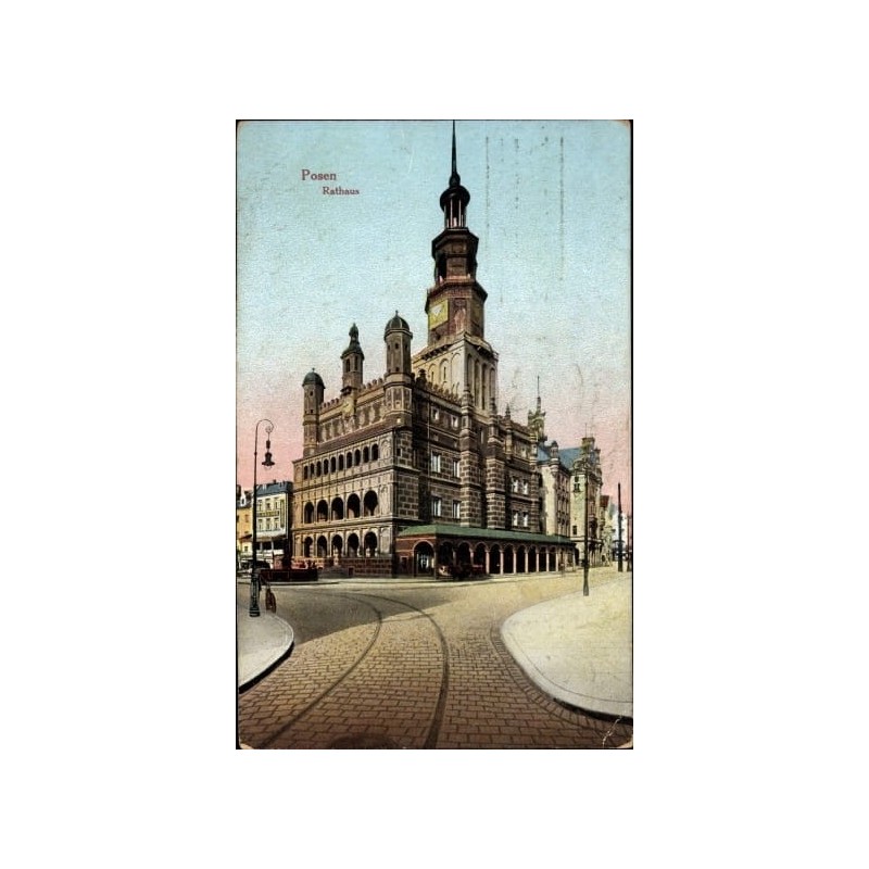 Poznań, ratusz. Obieg 1917