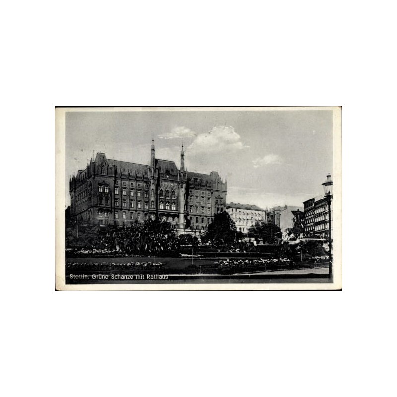 Szczecin, ratusz. Obieg 1938