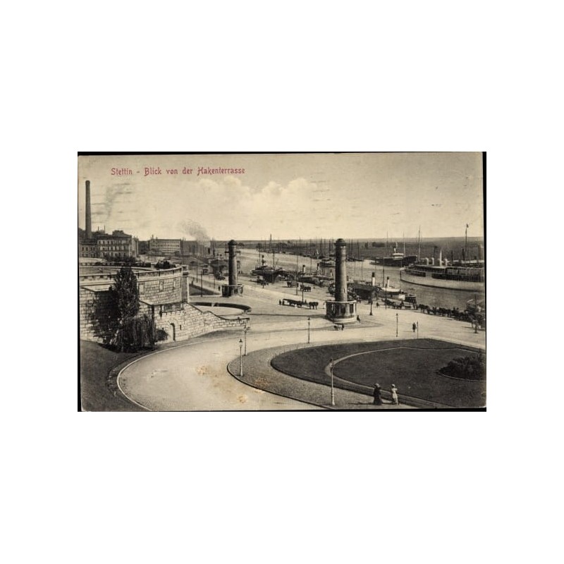 Szczecin, Wały Chrobrego, Hakenterrasse. Obieg 1911