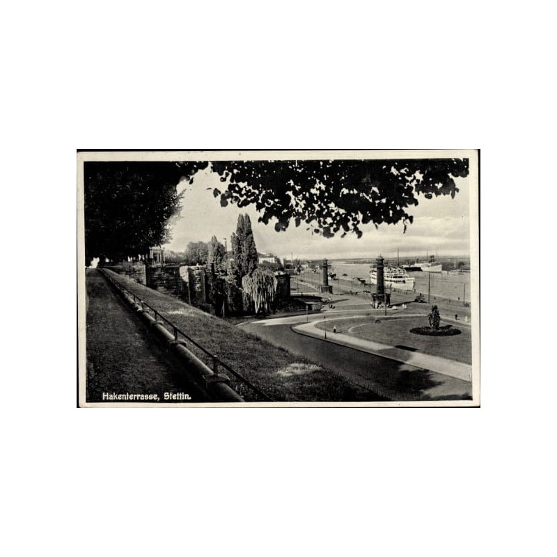 Szczecin, Wały Chrobrego, Hakenterrasse. Obieg 1936