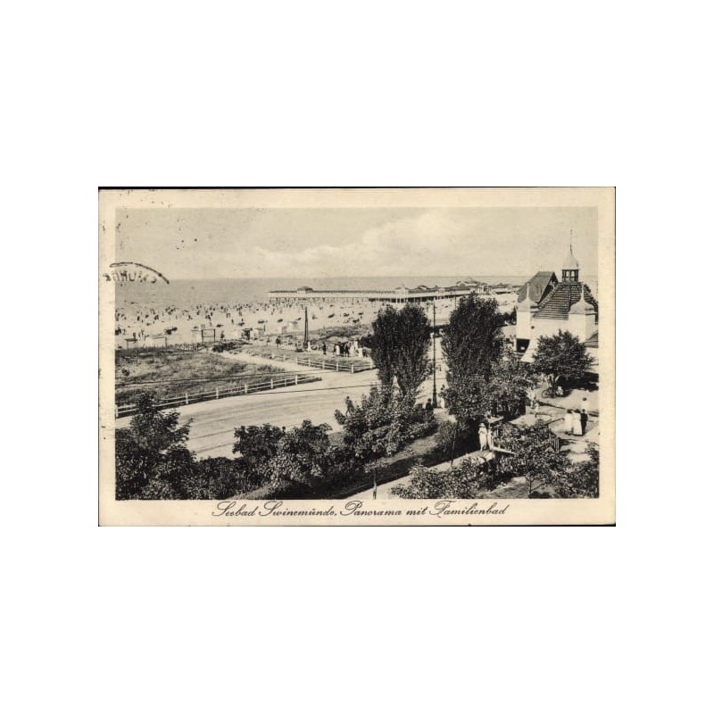 Świnoujście, plaża. Obieg 1925