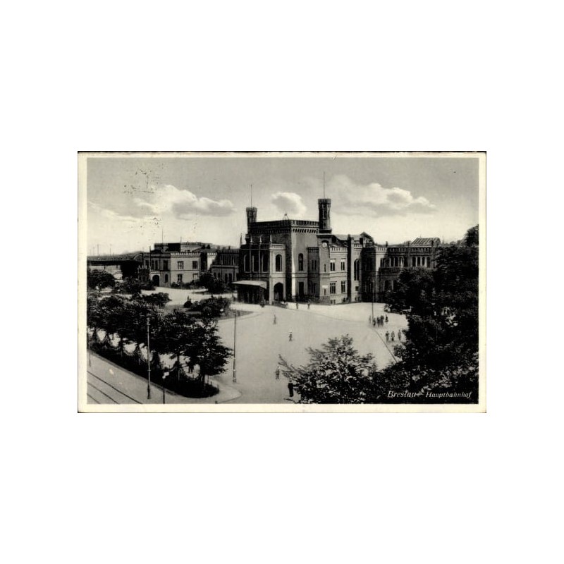 Wrocław, Dworzec kolejowy. Obieg 1938