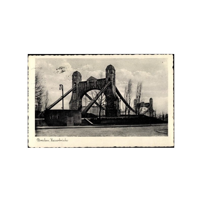 Wrocław, most Grunwaldzki. Obieg 1940