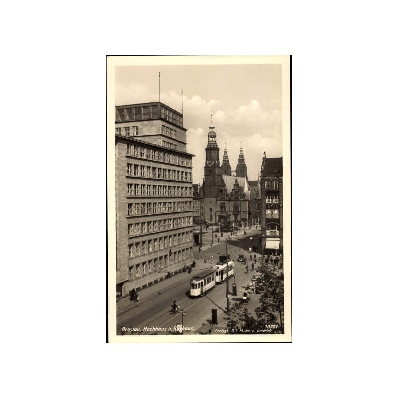 Wrocław, plac Solny, tramwaj. Bez obiegu