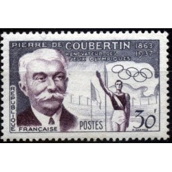 Francja 1956, Igrzyska, baron de Coubertin **
