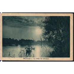 Wrocław, Bierdzany, łódki, rzeka Oława