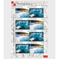 Chorwacja 2021, Skarby ziemi, sól. Wydanie z Polską. Arkusz **