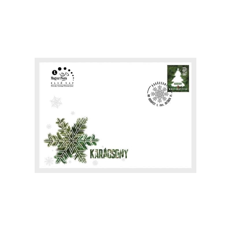 Węgry 2021, Boże Narodzenie. FDC
