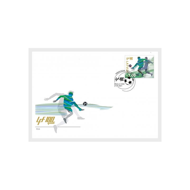 Łotwa 2021, Piłka nożna, Łotewski ZPN. FDC