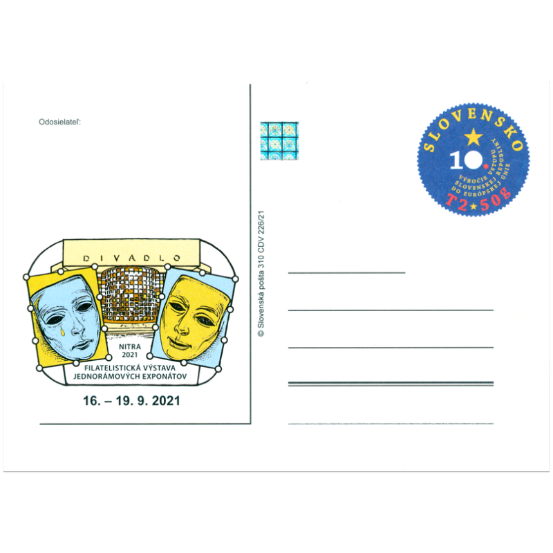 Słowacja 2021, Teatr, Nitra. Cp