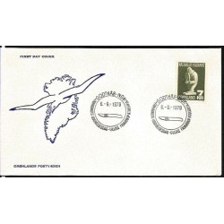 Grenlandia 1979, Rzeźba. CZ. SŁANIA. FDC
