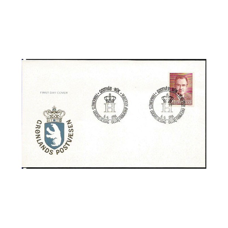 Grenlandia 1984, Król. FDC