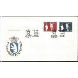 Grenlandia 1985, Królowa, Cz. SŁANIA. FDC