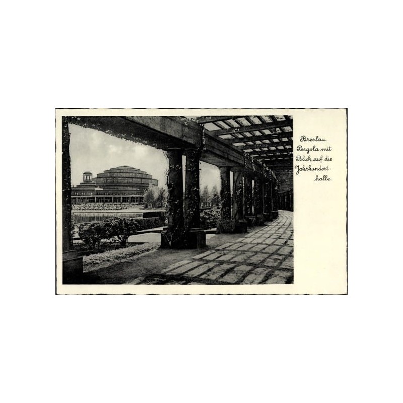 Wrocław, Hala Ludowa i pergola. Bez obiegu