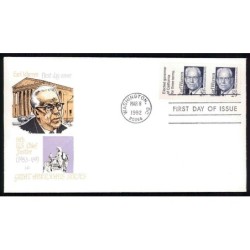 USA 1992, Earl Warren. CZ. SŁANIA. FDC