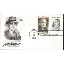 USA 1993, Dean Acheson. CZ. SŁANIA. FDC