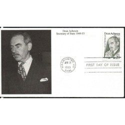 USA 1993, Dean Acheson. CZ. SŁANIA. FDC