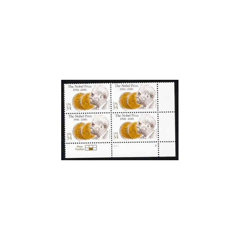 USA 2001, Alfred Nobel. CZ. SŁANIA, czwórka z marginesem **