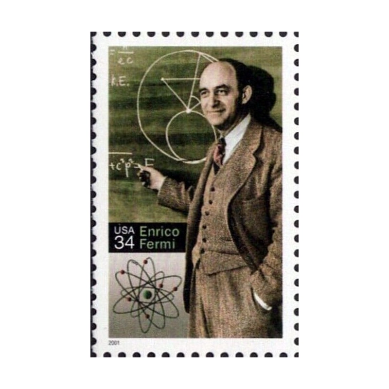 USA 2001, E. Fermi, fizyka, Nobel **