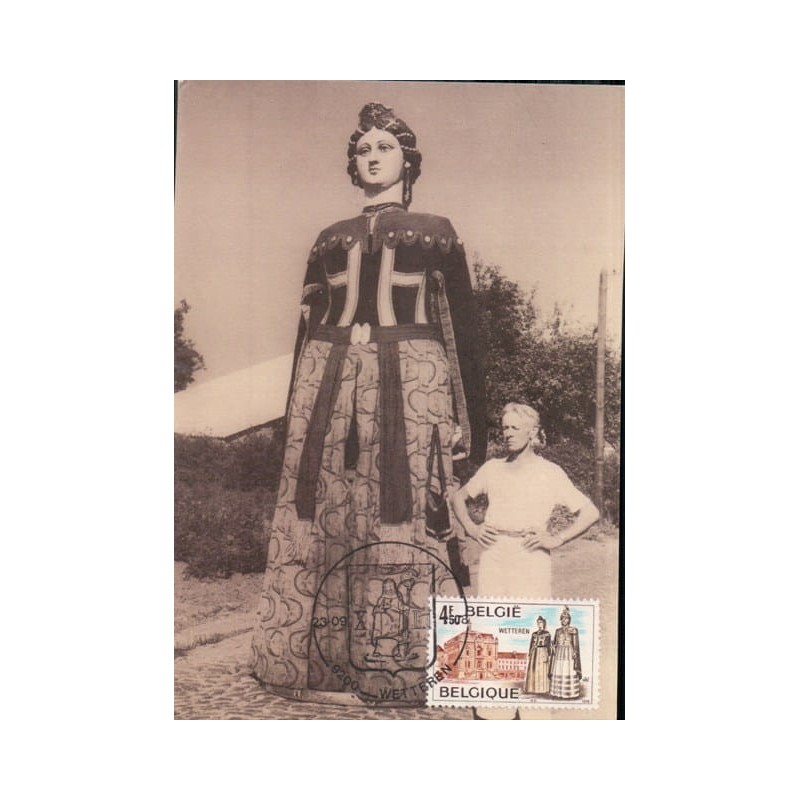 Belgia 1978, Wetteren, Goliat, Biblia. Karta maksimum