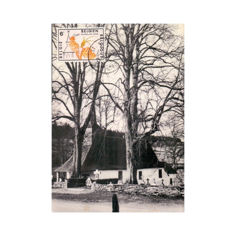 Belgia 1978, St. Vith, karnawał, turystyka. Karta maksimum