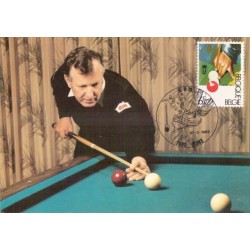 Belgia 1982, Sport: bilard. Karta maksimum