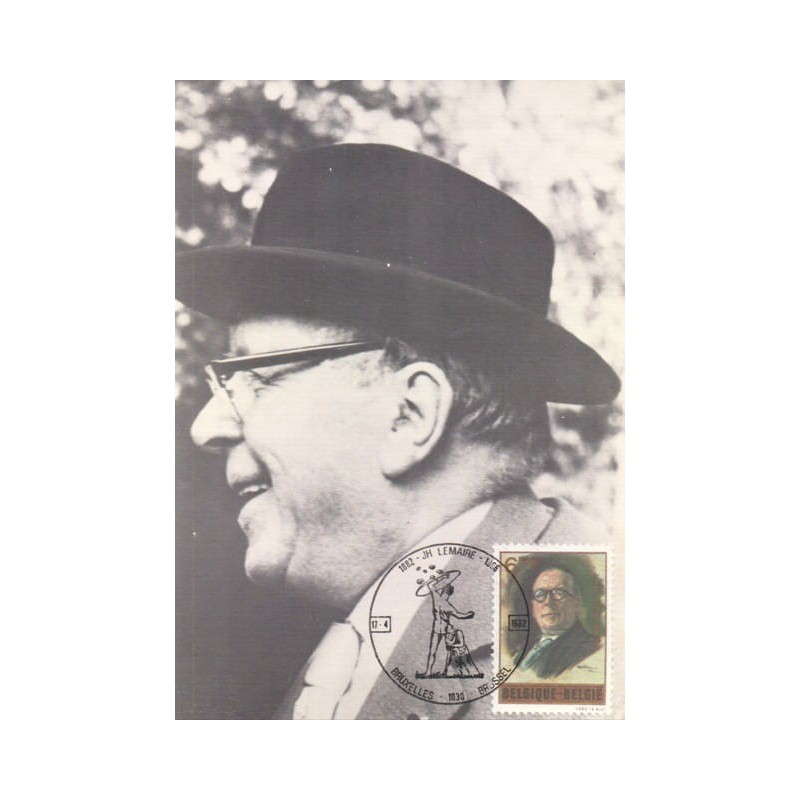 Belgia 1982, J. Lemaire, polityka, medycyna. Karta maksimum