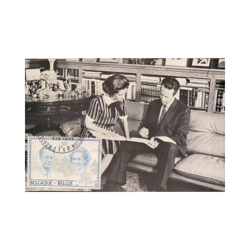 Belgia 1982, Król i królowa. Karta maksimum