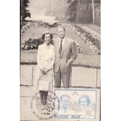 Belgia 1985, Król i królowa. Karta maksimum