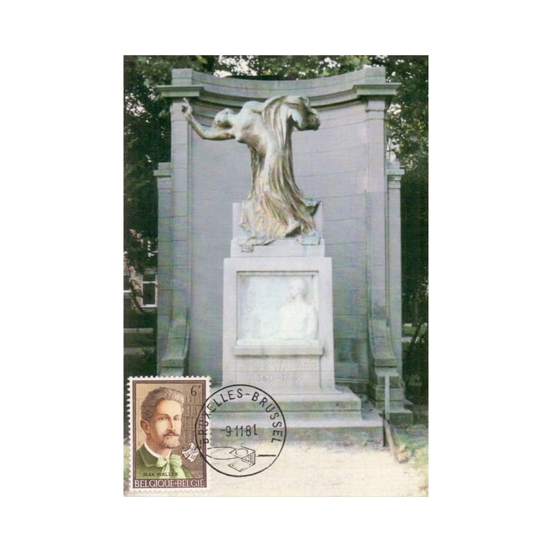 Belgia 1981, Max Waller, literatura. Karta maksimum
