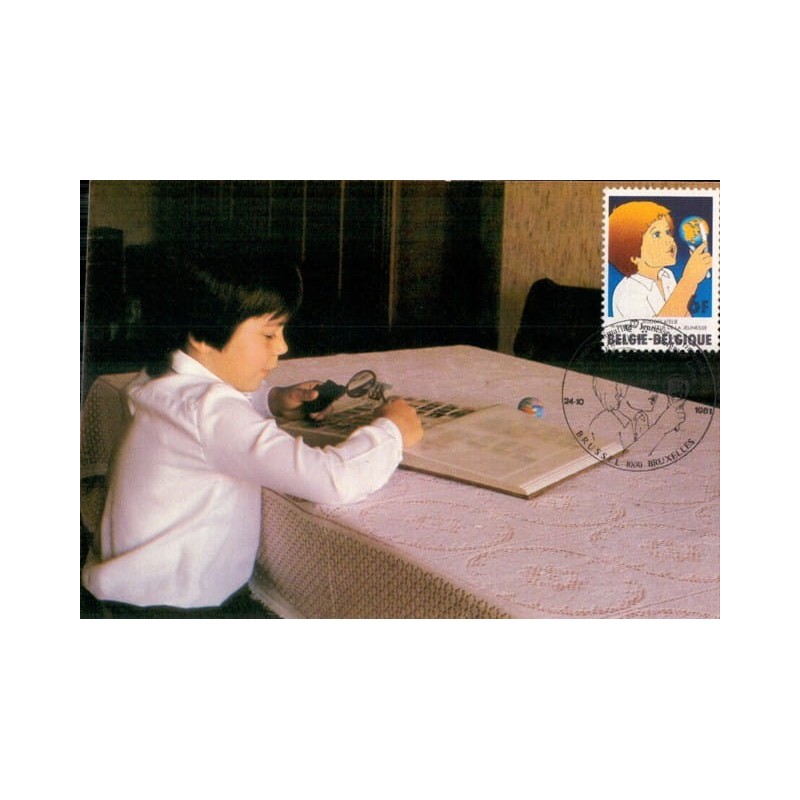 Belgia 1981, Filatelistyka. Karta maksimum