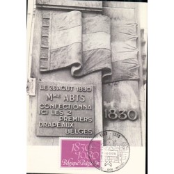 Belgia 1980, Rewolucja, powstanie 1830 roku. Karta maksimum