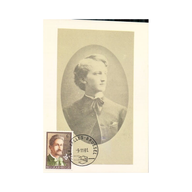 Belgia 1981, Max Waller, literatura. Karta maksimum