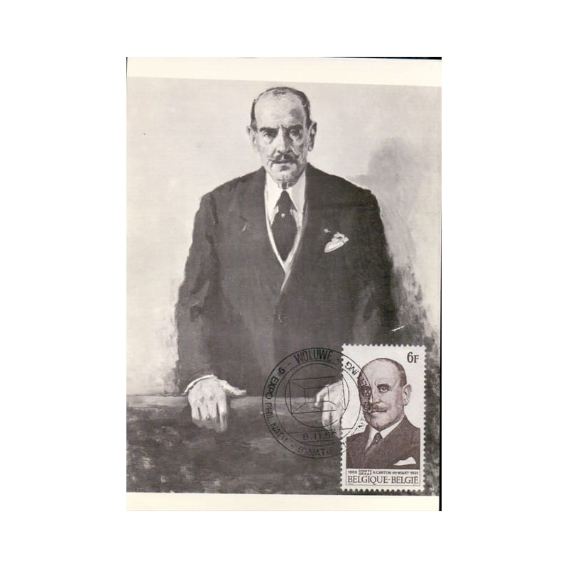 Belgia 1969, H. Wiart, polityka. Karta maksimum