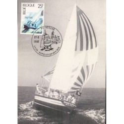 Belgia 1982, Sport: żeglarstwo. Karta maksimum
