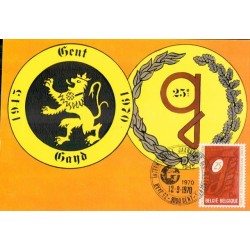 Belgia 1970, Targi. Karta maksimum