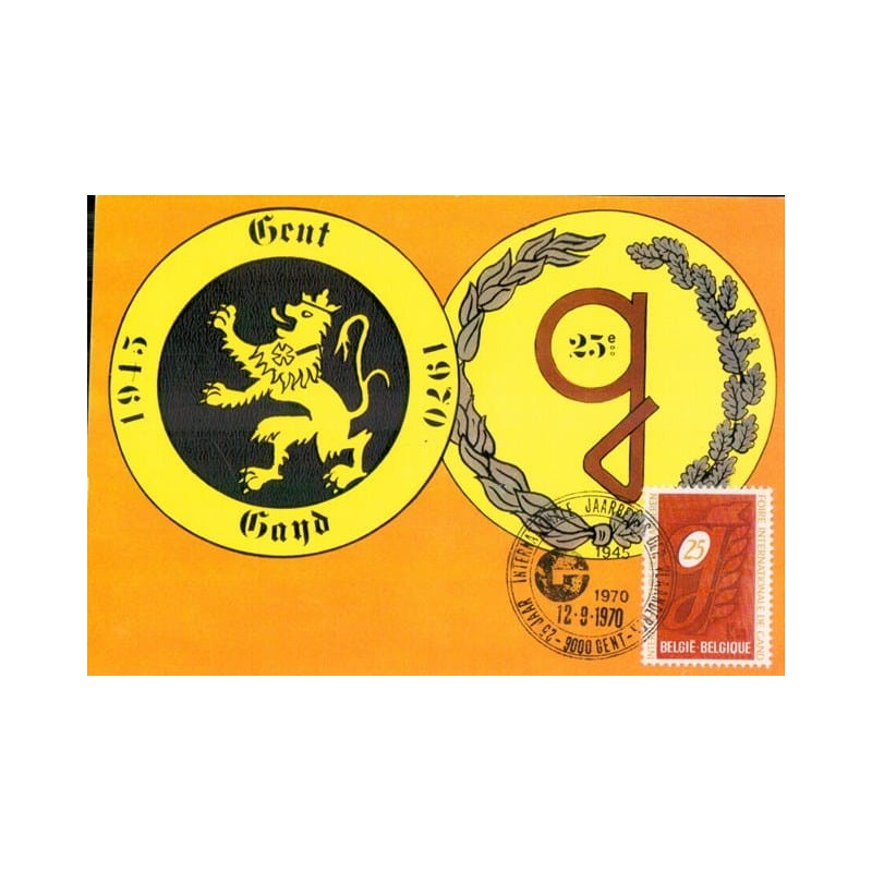 Belgia 1970, Targi. Karta maksimum