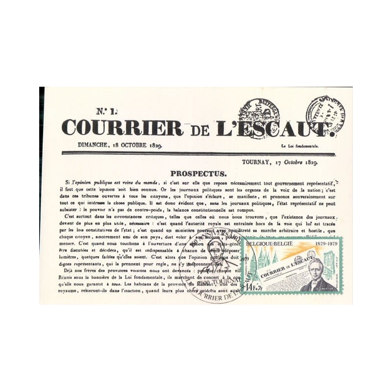 Belgia 1979, Gazeta, prasa. Karta maksimum