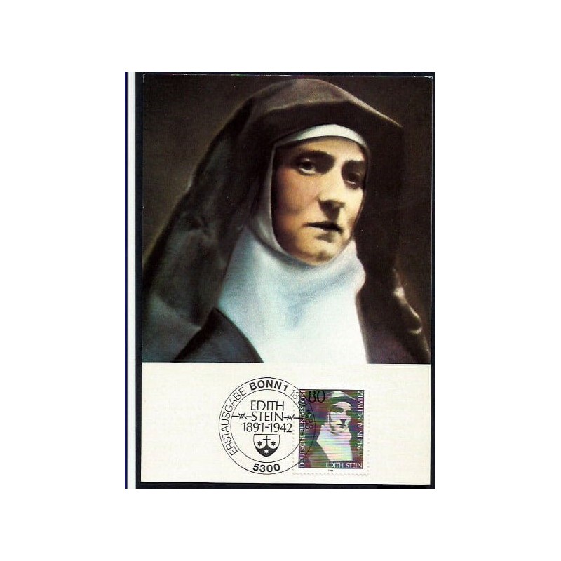 Niemcy 1983, Św. E. Stein, Wrocław, Auschwitz. Karta maksimum