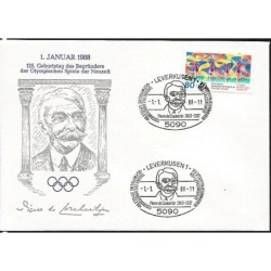 Niemcy 1988, Igrzyska, baron de Coubertin. Leverkusen